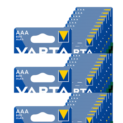 Varta rechargeable HR03 800mAh AAA blister (10x 4 pièces)
