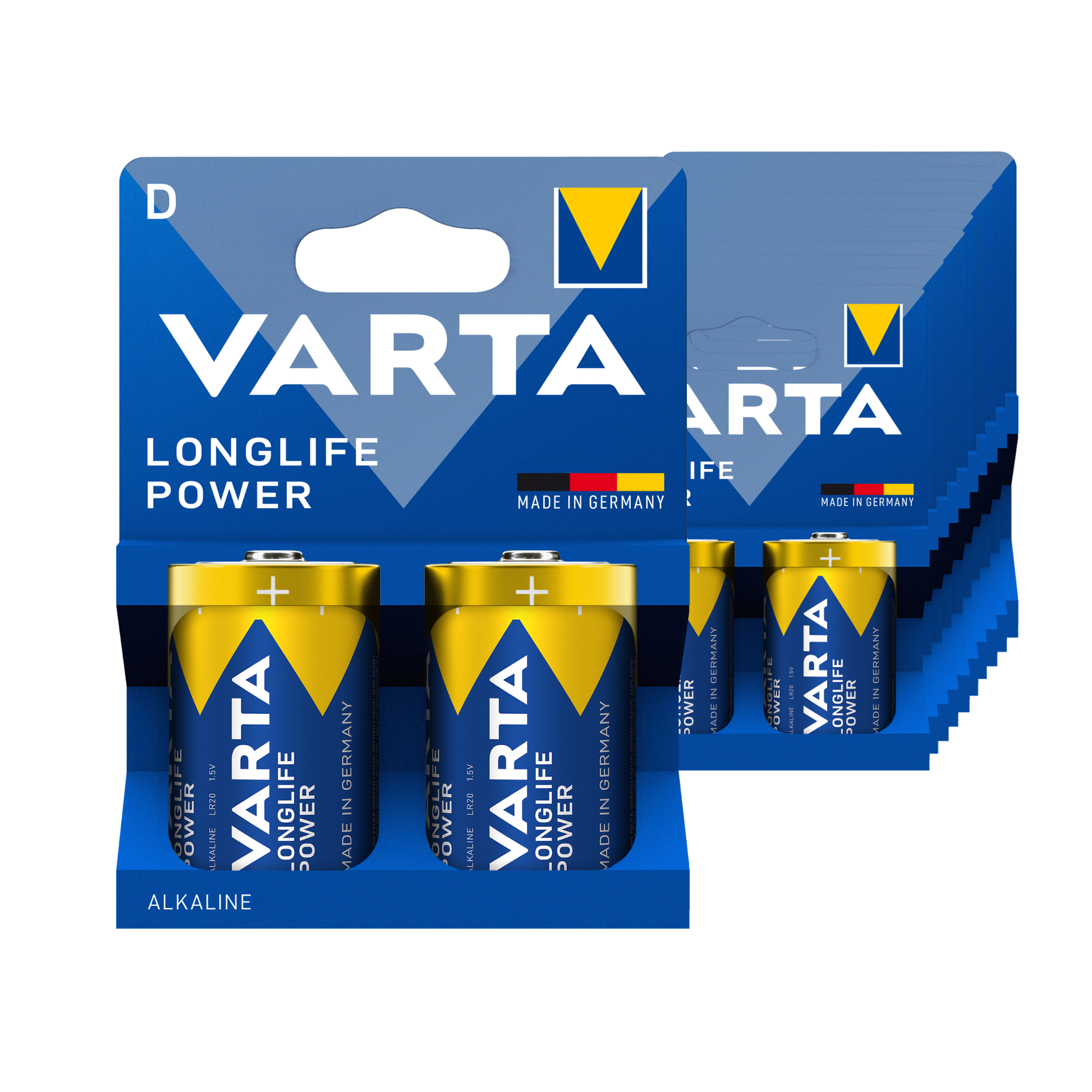 Varta puissance longue durée d lr20 (10x 2 pièces)