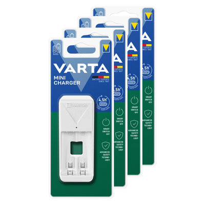 Varta mini chargeur chargeur de batterie (4 pièces)