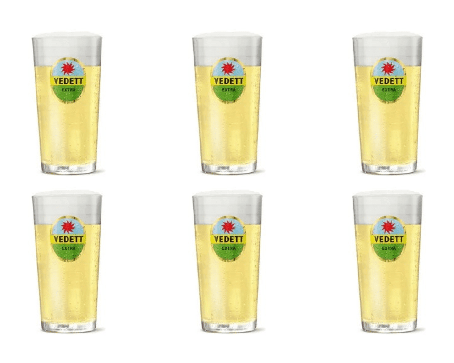 Verre blanc Vedett (6x 33cl)