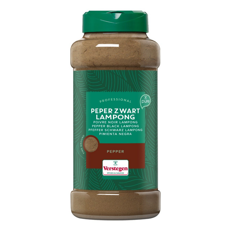 Poivre Verstegen lampong noir moulu (475gr)