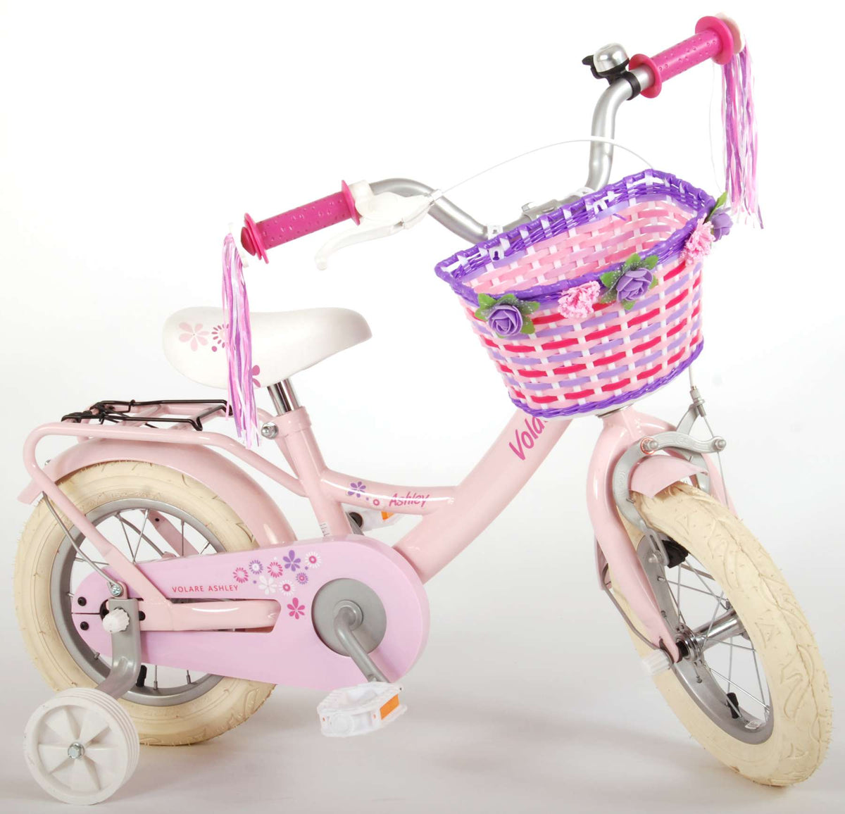 Volare Ashley Children's Bike - Girls - 12 pouces - rose - 95% assemblé