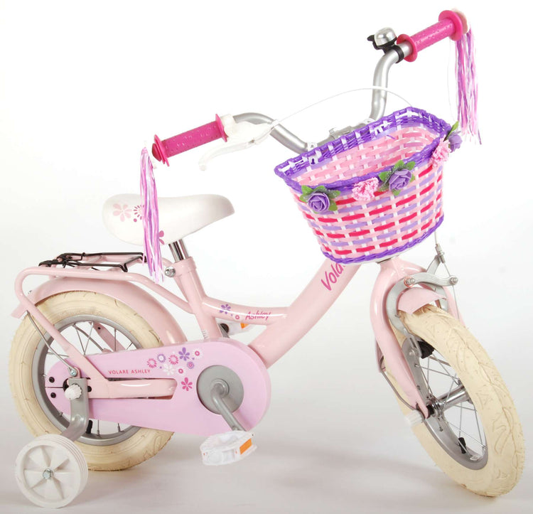 Volare Ashley Children's Bike - Girls - 12 pouces - rose - 95% assemblé