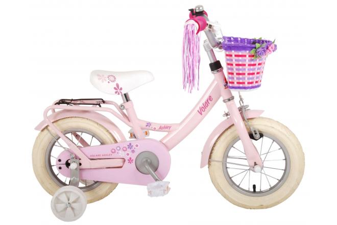 Volare Ashley Children's Bike - Girls - 12 pouces - rose - 95% assemblé