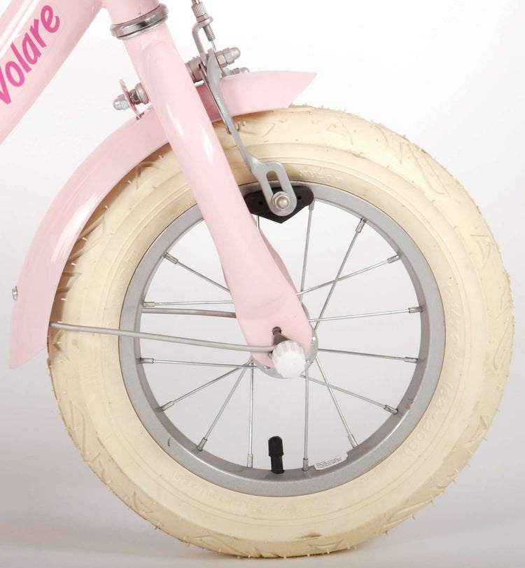 Volare Ashley Children's Bike - Girls - 12 pouces - rose - 95% assemblé