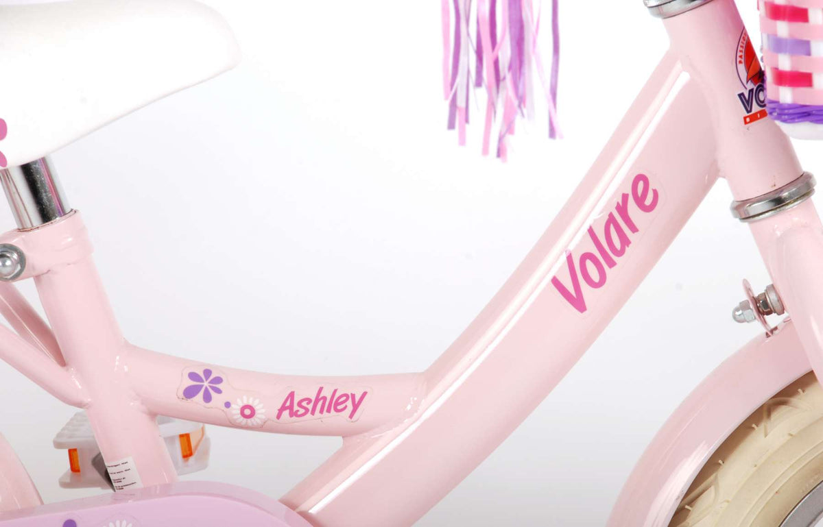 Volare Ashley Children's Bike - Girls - 12 pouces - rose - 95% assemblé