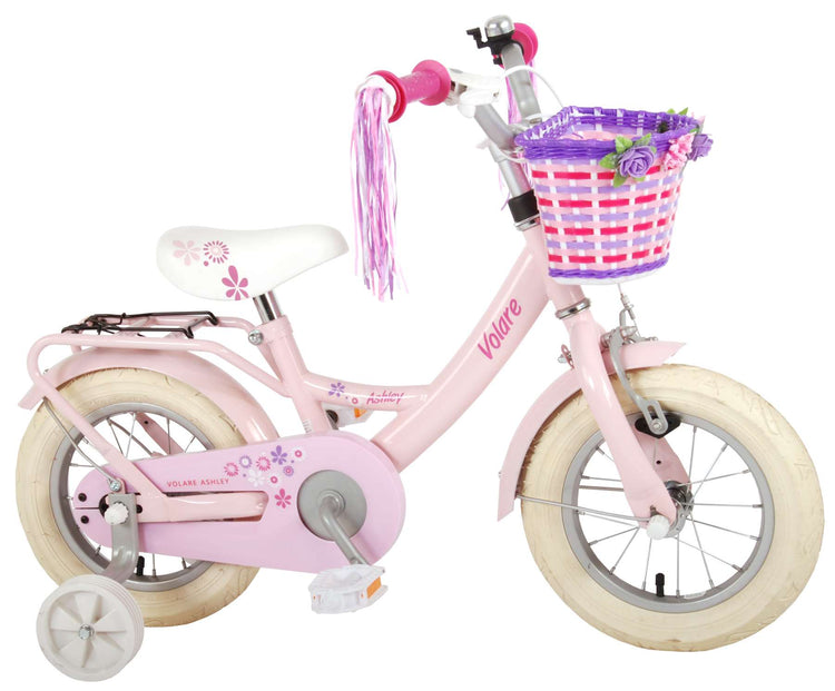 Volare Ashley Children's Bike - Girls - 12 pouces - rose - 95% assemblé