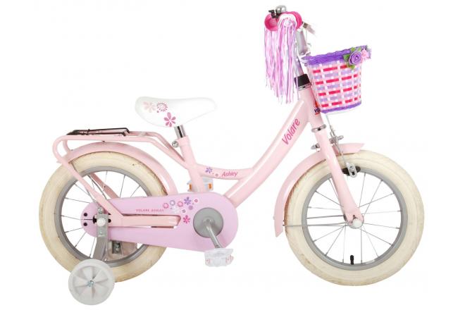 Volare Ashley Children's Bicycle - Girls - 14 pouces - rose - 95% assemblé