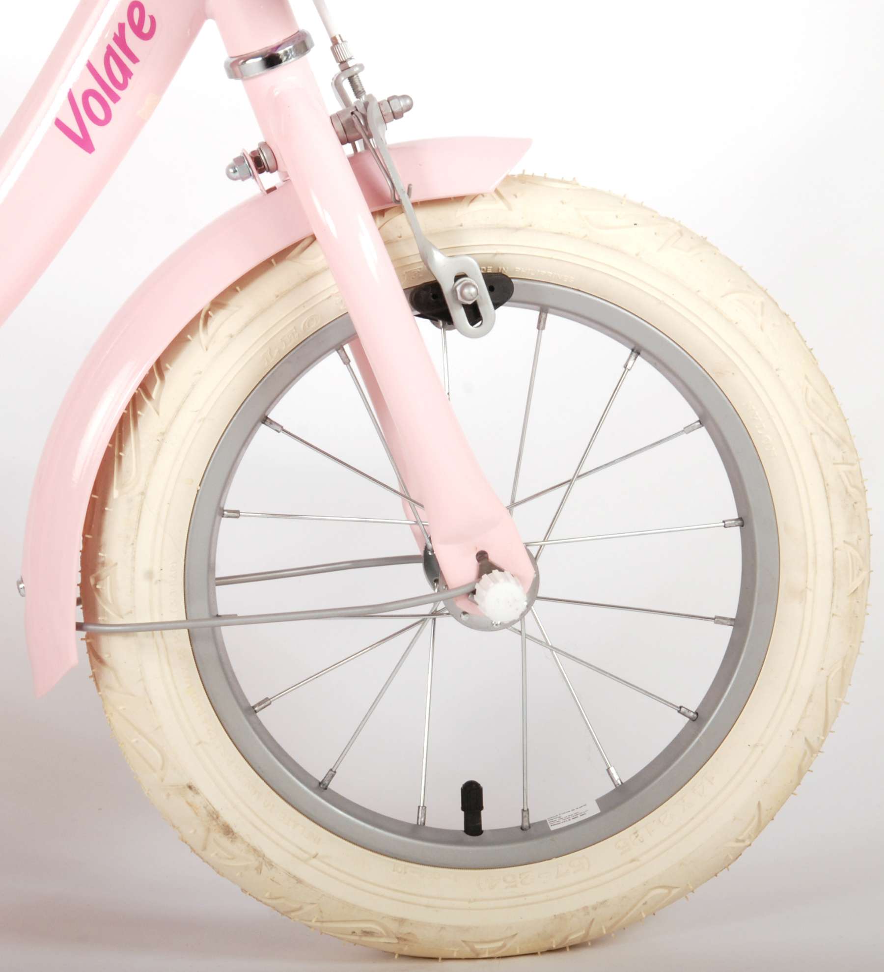 Volare Ashley Children's Bicycle - Girls - 14 pouces - rose - 95% assemblé