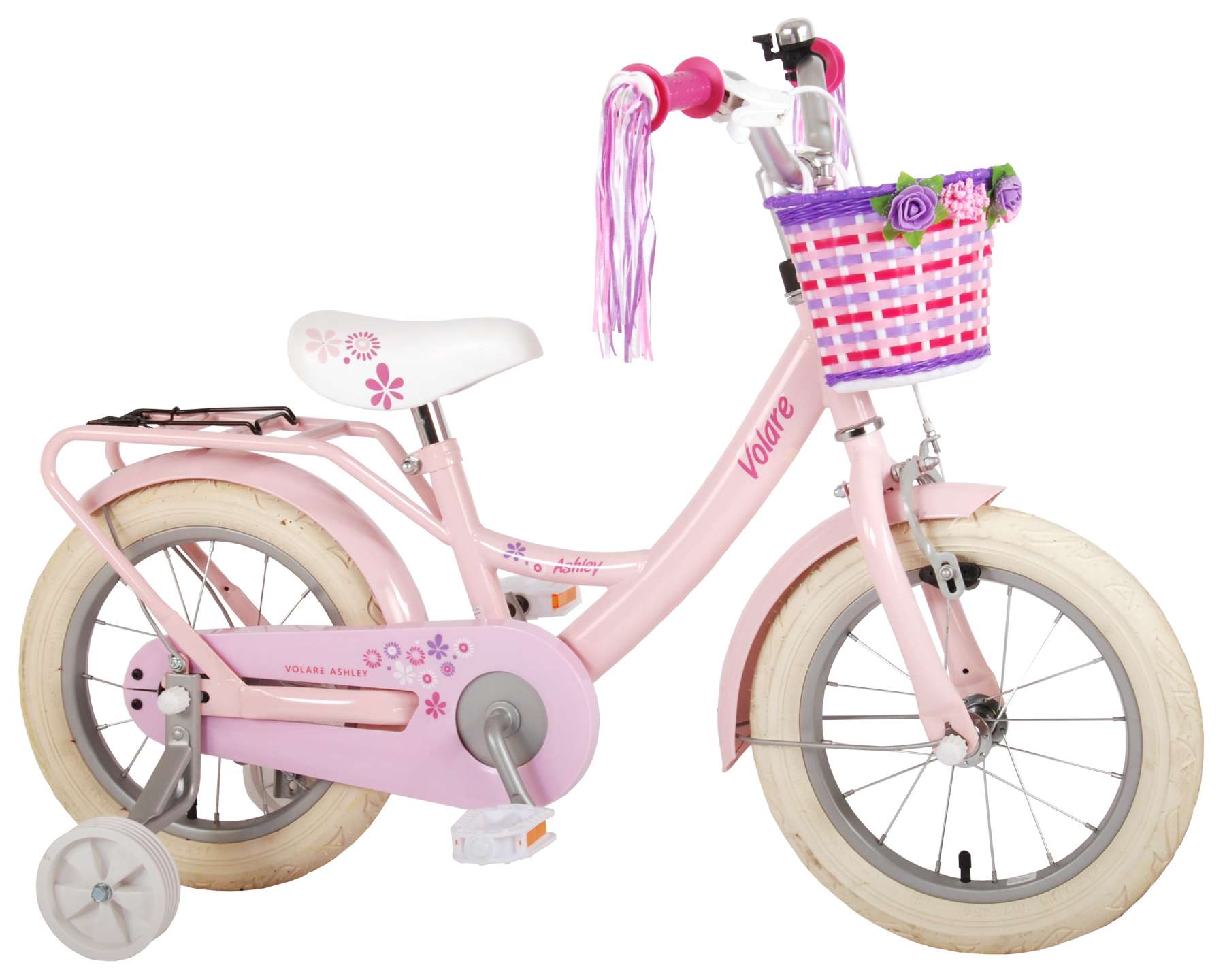 Volare Ashley Children's Bicycle - Girls - 14 pouces - rose - 95% assemblé