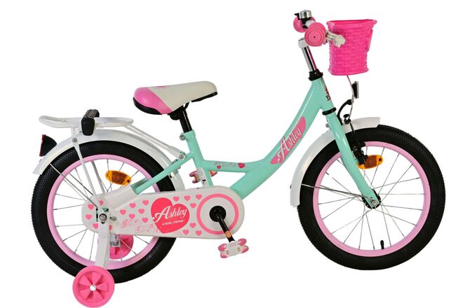 Vélo enfant Volare Ashley - filles - 16 pouces - vert