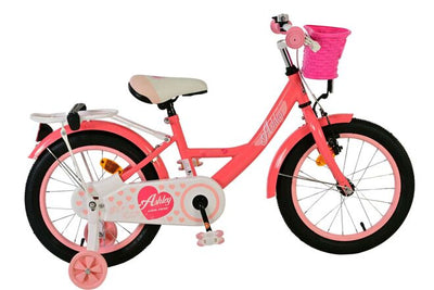 Vélo enfant Volare Ashley - filles - 16 pouces - rose rouge