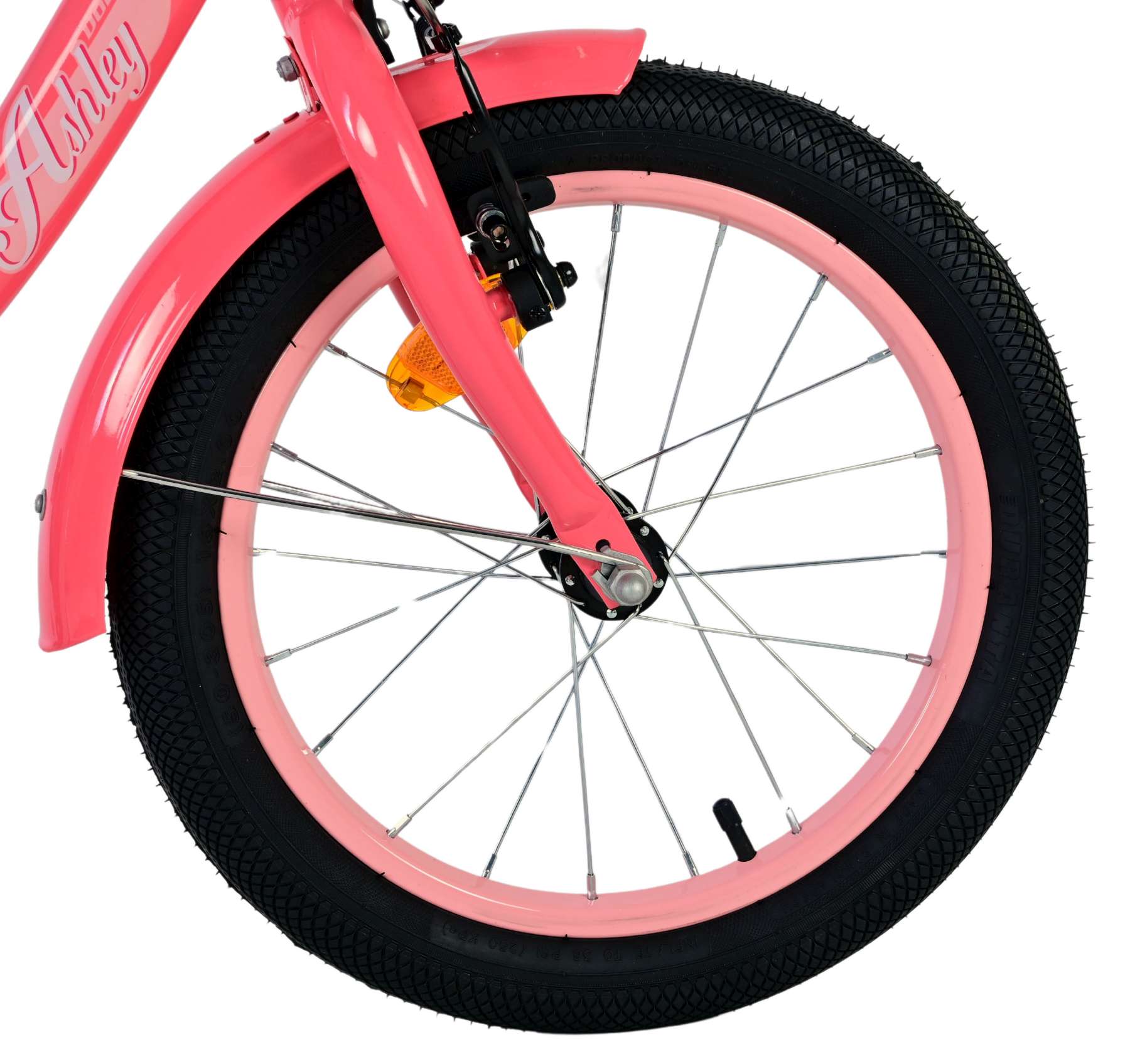 Vélo enfant Volare Ashley - filles - 16 pouces - rose rouge