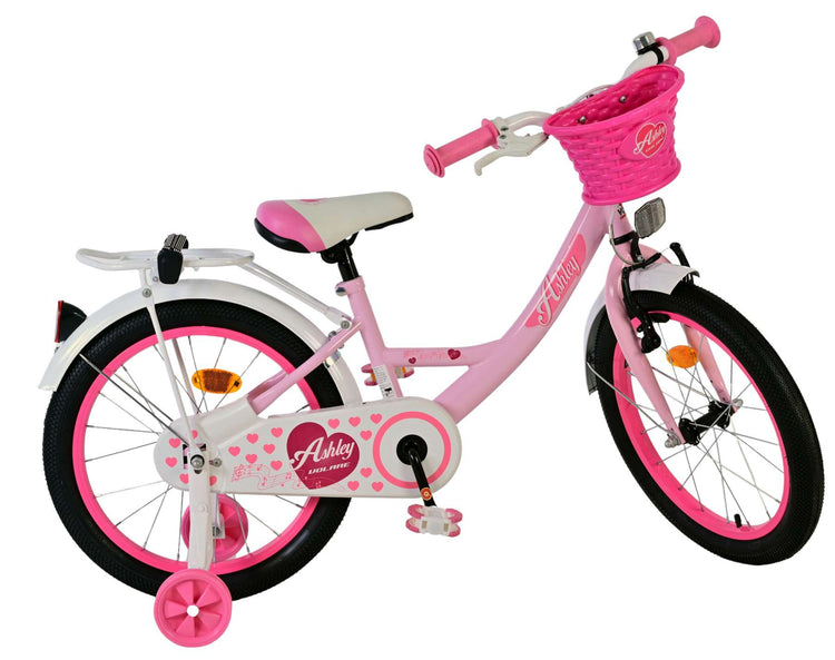 Vélo enfant Volare Ashley - filles - 18 pouces - rose