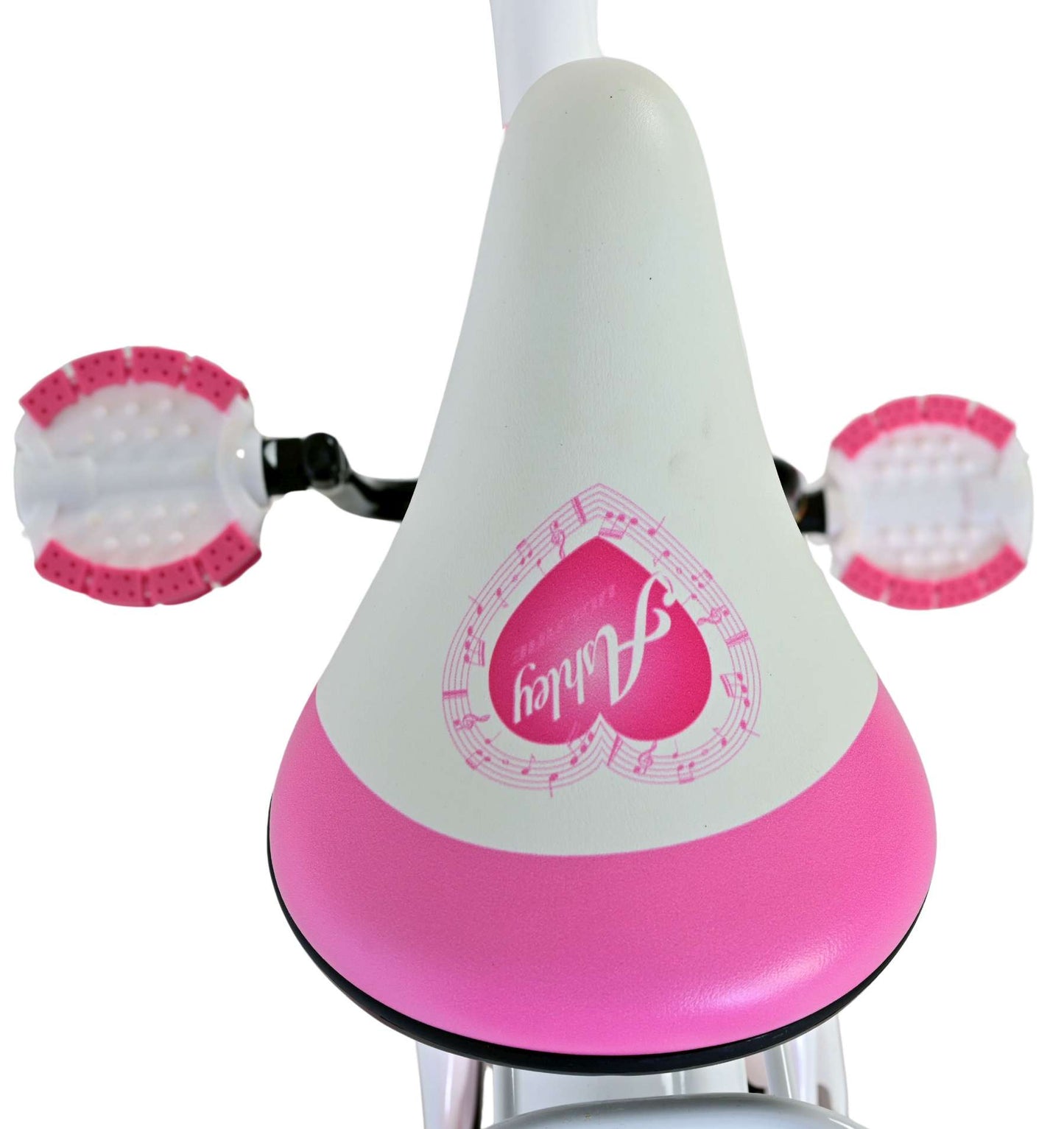 Vélo enfant Volare Ashley - filles - 18 pouces - blanc