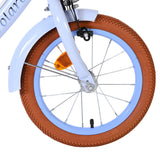 Vélo pour enfants Volare Ashley - filles - 14 pouces - bleu pastel - deux freins à main - afbeelding 3