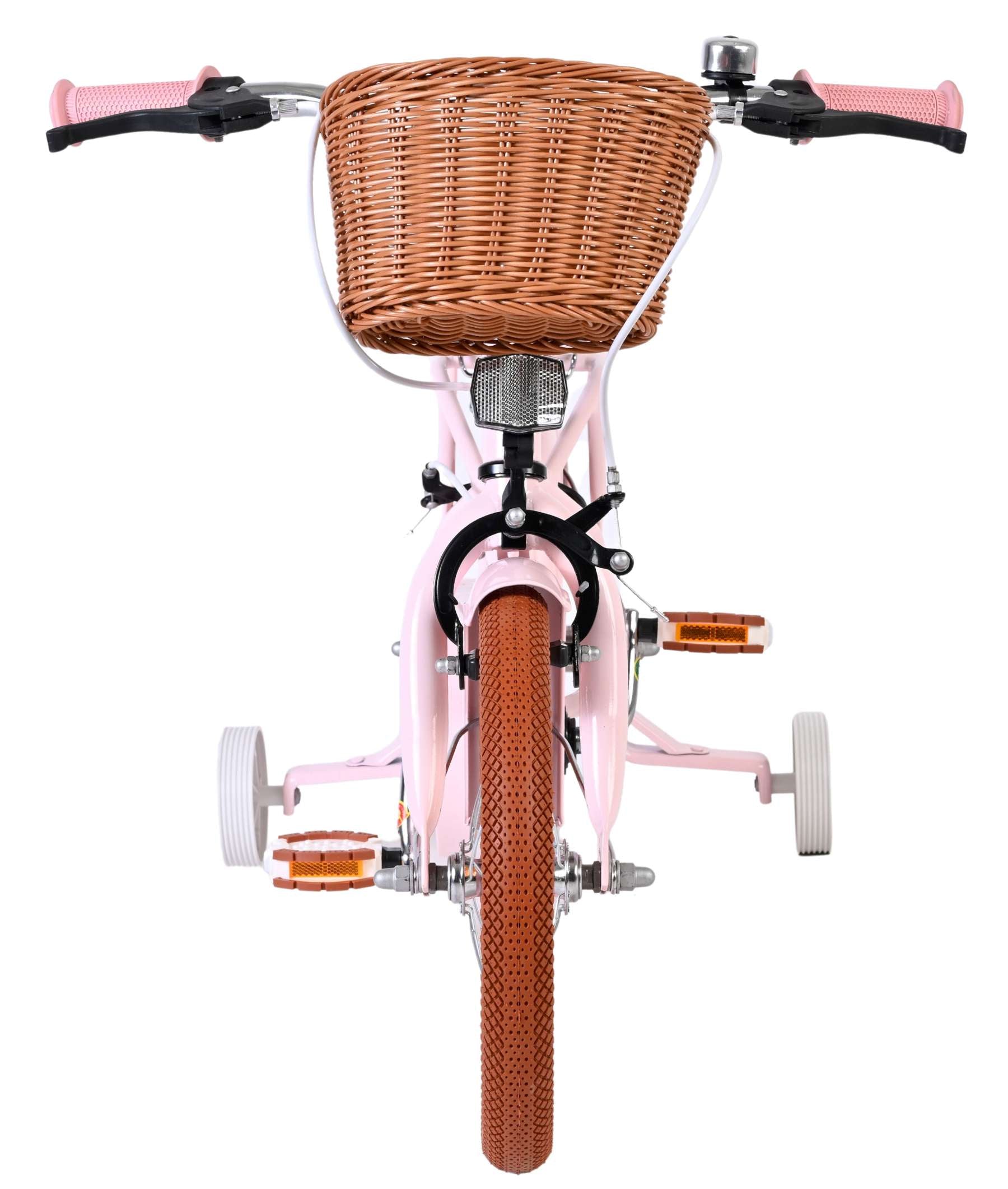 Vélo pour enfants Volare Ashley - filles - 14 pouces - rose - deux freins à main