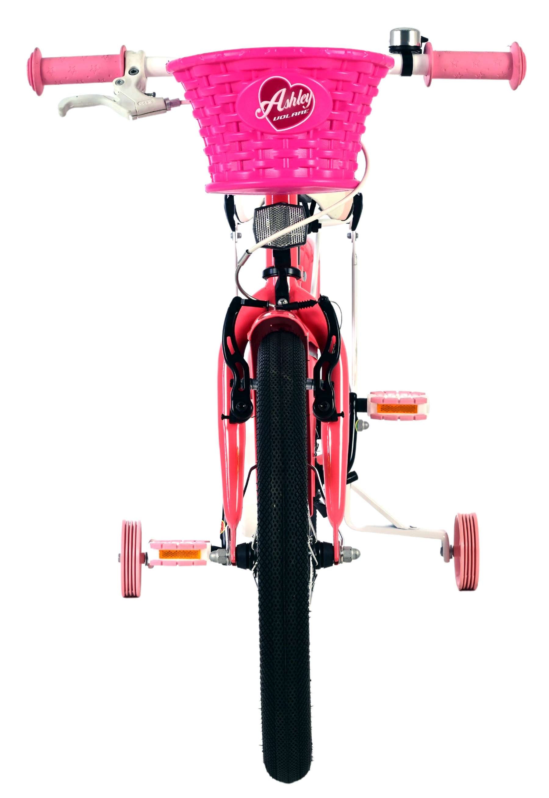 Vélo pour enfants Volare Ashley - filles - 18 pouces - rose rouge
