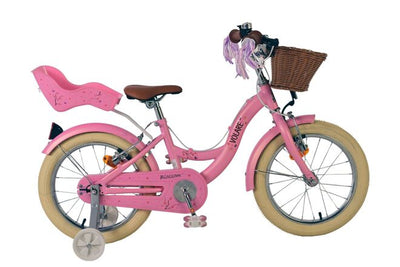 Vélo pour enfants Volare Blossom - filles - 16 pouces - rose - deux freins à main