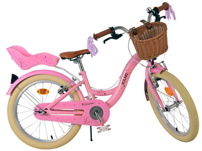 Vélo pour enfants Volare Blossom - filles - 18 pouces - rose - deux freins à main