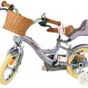 Vélo pour enfants Volare Blossom - filles - 12 pouces - violet - deux freins à main