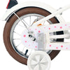 Vélo enfant Volare Blossom - filles - 12 pouces - blanc