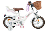 Vélo pour enfants Volare Blossom - filles - 12 pouces - blanc - deux freins à main - afbeelding 1