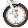 Vélo pour enfants Volare Blossom - filles - 12 pouces - blanc - deux freins à main