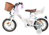 Vélo pour enfants Volare Blossom - filles - 12 pouces - blanc - deux freins à main - afbeelding 7