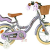 Vélo pour enfants Volare Blossom - filles - 14 pouces - violet - deux freins à main