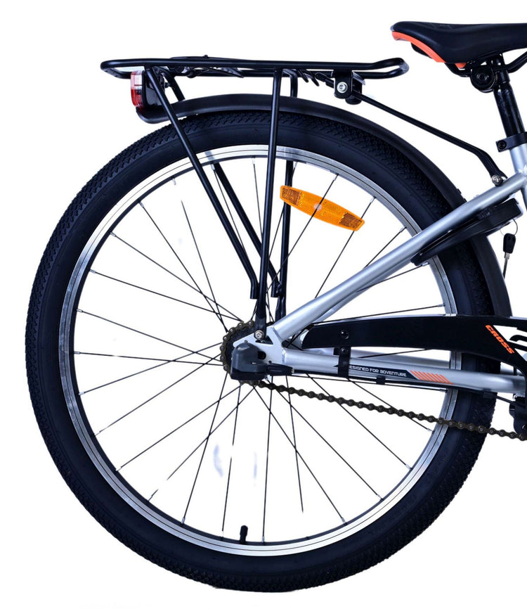 Volare Cross Children's Bicycle - Boys - 24 pouces - argent - 3 engrenages