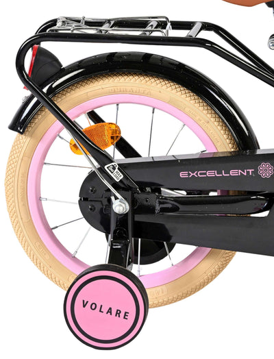 Excellent vélo pour enfants Volare - filles - 14 pouces - noir
