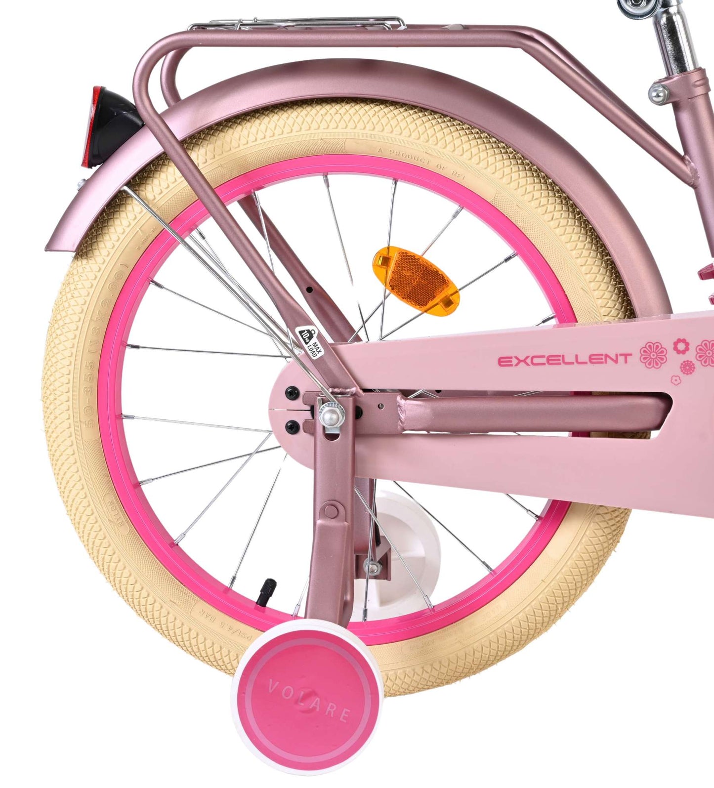 Excellent vélo pour enfants Volare - filles - 18 pouces - rose mat
