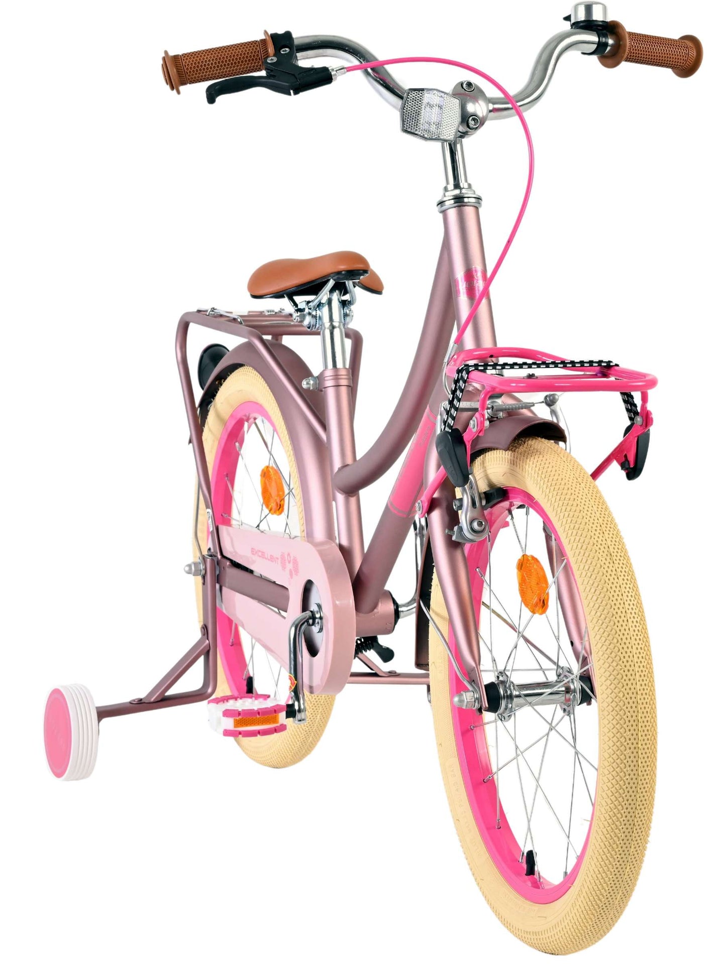 Excellent vélo pour enfants Volare - filles - 18 pouces - rose mat