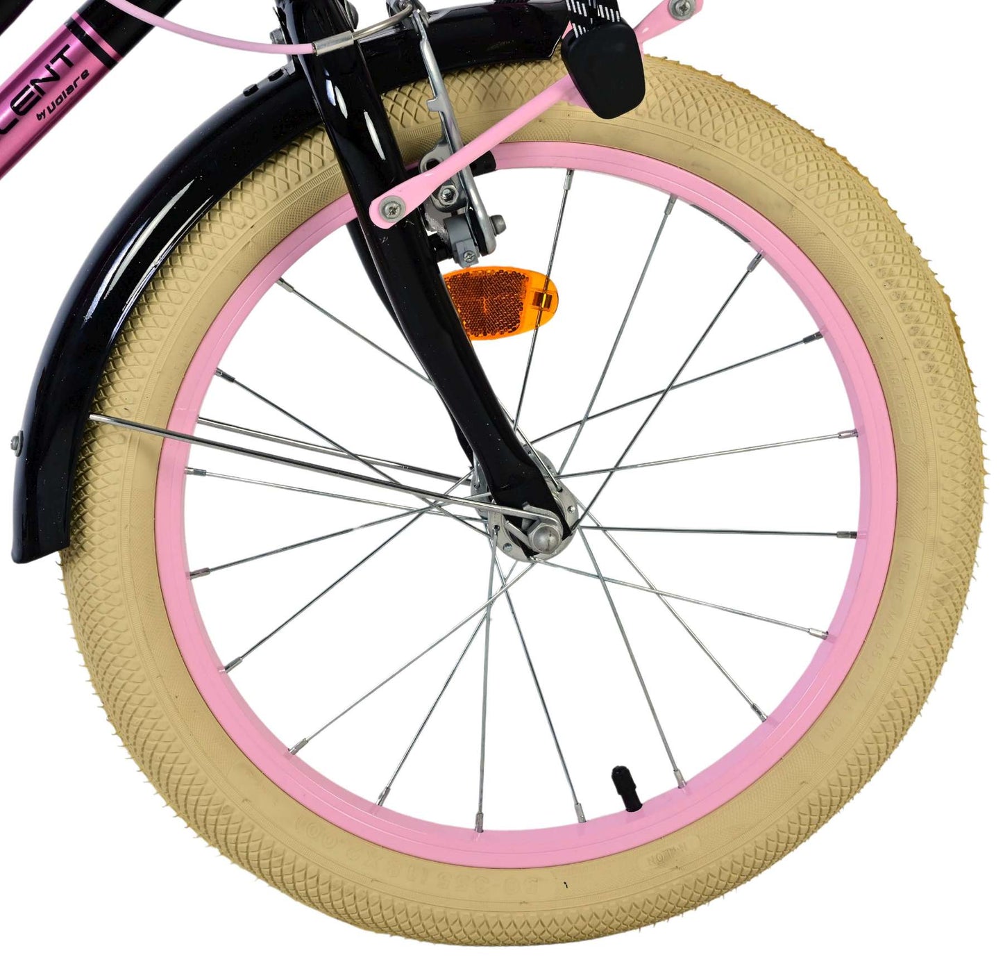 Excellent vélo pour enfants Volare - filles - 18 pouces - noir - assemblé à 95%