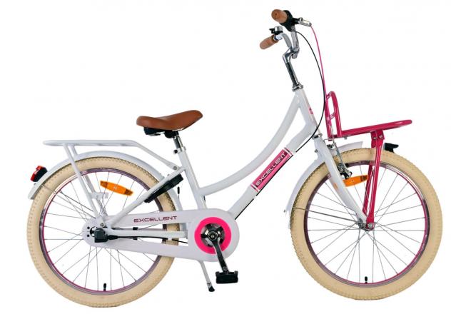 Volare Volare Children's Bike Girls 20 pouces blancs 3 engrenages