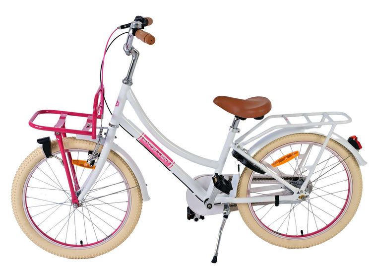 Volare Volare Children's Bike Girls 20 pouces blancs 3 engrenages