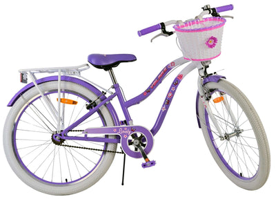 Volare les belles filles pour enfants de 24 pouces de frein à deux mains violet