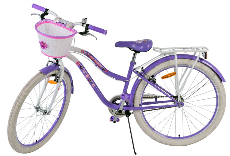 Volare les beaux filles pour enfants 26 pouces de freins violets à deux mains