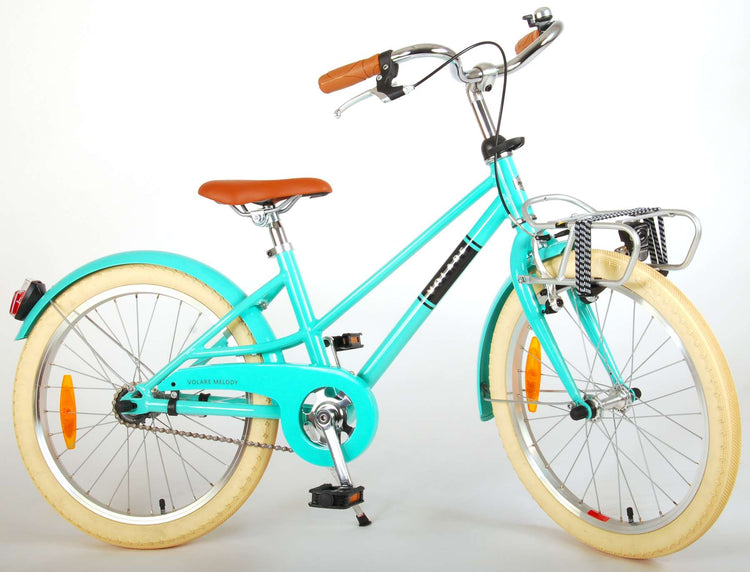Volare Melody Children's Bicycle - Girls - 20 pouces - Turquoise - Collection Prime