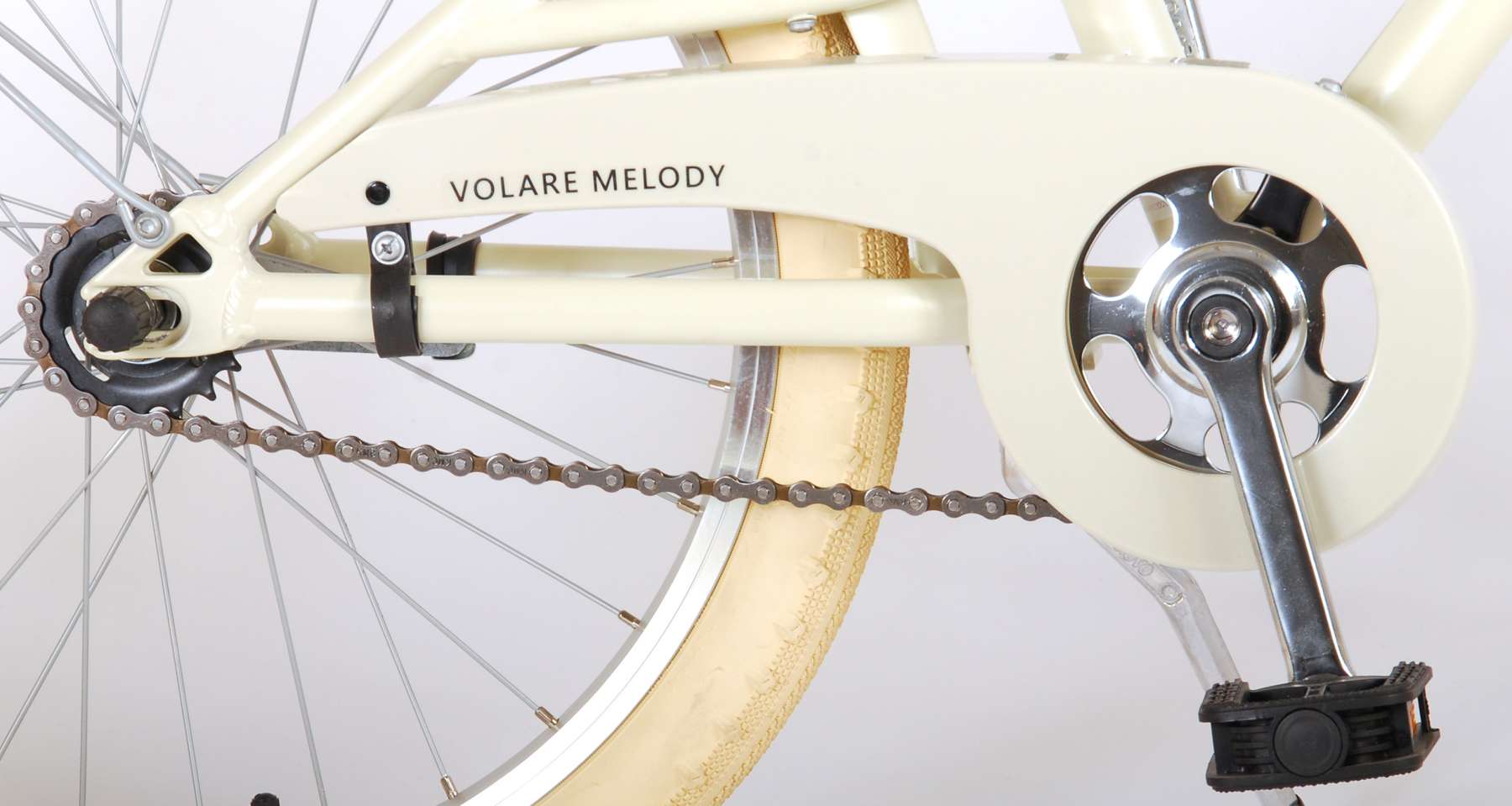 Volare Melody Children's Bicycle - Girls - 20 pouces - Sand - collection Prime