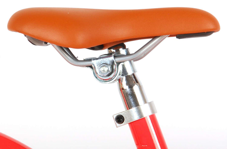 Volare Melody Children's Bicycle - Girls - 20 pouces - Coral Red - deux freins à main - Collection Prime