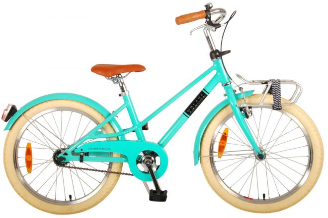 Volare Melody Children's Bicycle - Girls - 20 pouces - Turquoise - Collection Prime