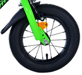 Volare Sportivo Child's Bike Boys 12 pouces Green Black Two Hand freins - afbeelding 3
