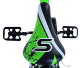 Volare Sportivo Child's Bike Boys 12 pouces Green Black Two Hand freins - afbeelding 4