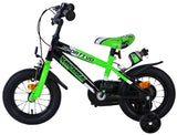 Volare Sportivo Child's Bike Boys 12 pouces Green Black Two Hand freins - afbeelding 7