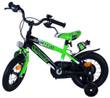 Volare Sportivo Child's Bike Boys 12 pouces Green Black Two Hand freins - afbeelding 8
