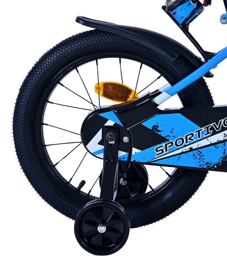 Volare Sportivo Child's Bike Boys 16 pouces bleu noir
