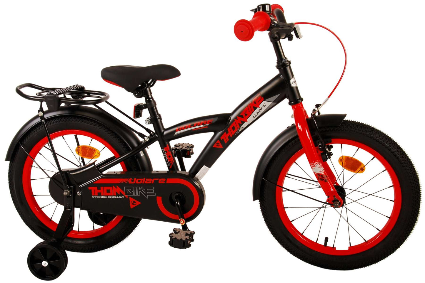 Volare Thombike Children's Bicycle - Boys - 16 pouces - Black Red
