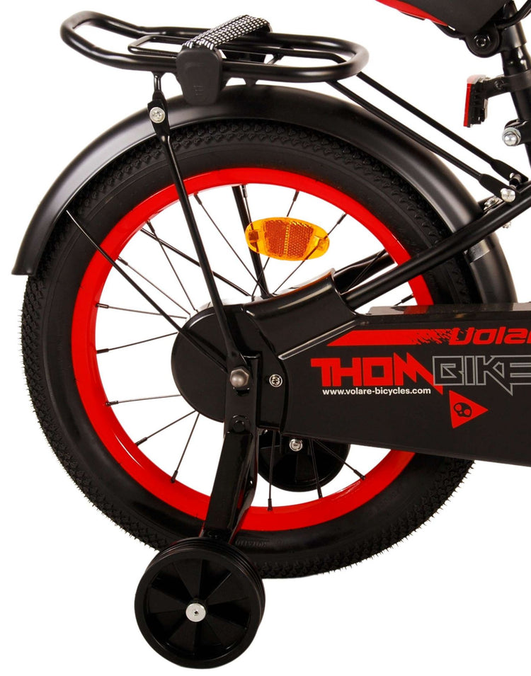 Volare Thombike Children's Bicycle - Boys - 16 pouces - Black Red